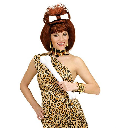 NET TOYS Knochen Ohrringe Knochenohrringe weiß Knochen Schmuck Zulu Knochenschmuck Steinzeit Halloween Kostüm Accessoire