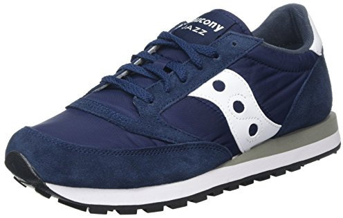 Saucony Jazz Original, Scarpe da ginnastica Uomo, Multicolore Navy White, 42.5 EU
