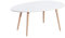 BAÏTA Table Basse Stone - Laqué Blanc Mat