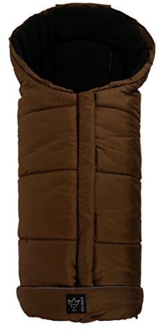 Kaiser 6570835 - Fußsack Iglu Thermo Fleece Farbe: braun