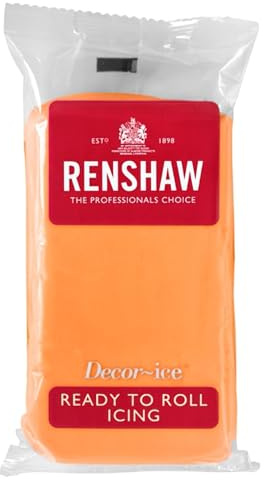 Regalice - Rollfondant, Fondant Farbe Orange