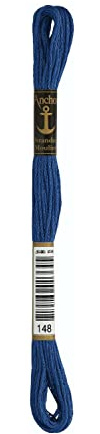 Anchor Maia Strand Embroidery Floss 8.75 Yards-Delft Blue Medium 12 per Box