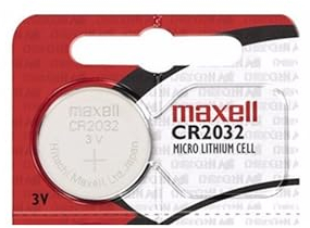 1x MAXELL CR2032 CR 2032 - 3V Lithium Button Cell Battery Batteries - Official Genuine Maxell