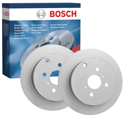 Bosch BD2072 Bremsscheiben hinten - 269 mm - 1 Satz aus 2 Scheiben | Belüftete, hochgekohlte Bremsscheiben - ECE-R90-zertifiziert - hohe Kühlleistung und zuverlässiger Korrosionsschutz