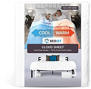BedJet Cloud Drap Double Zone pour Grand lit (Refroidissement, Chauffage et climatisation Juste pour Votre lit)