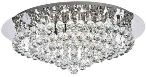 Searchlight Hanna 3408-8CC 7 Semi Flush