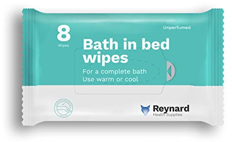 Reynard Bath in Bed Wipes - 33cm x 23cm (Pack of 8)