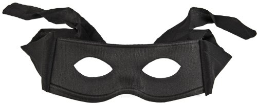 Nick and Ben Anschmiegsame Zoro Maske aus schwarzem Stoff