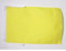 AZ FLAG - Drapeau Commissaire de course Jaune - 45x30 cm - Pavillon Danger Et Interdiction De Dépasser 100% Polyester Avec Deux Cordelettes - 20g