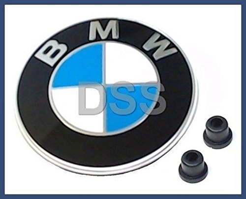 BMW Original Hood Roundel Emblem mit 2 Ösen für alle Modell und für Stamm E32/e38 7-Serie von 86 - 01, E34 5-Serie ab 88 - 95, E36 3-series Von 90 bis 99
