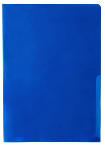 Sichthüllen A4 PP-Folie premium extra stark 160 my glatt transparent blau - 100 Stück