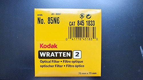 Kodak Wratten 2 Optical Filter No. 85N6 Polyester