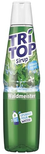 TRi TOP Waldmeister | kalorienarmer Sirup für Erfrischungsgetränk, Cocktails oder Süßspeisen | wenig Zucker (1 x 600ml)