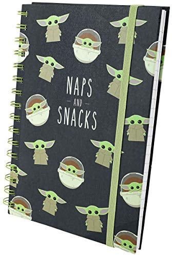 Notebook A5 Spirale – Star Wars: The Mandalorian (Snacks And Naps)