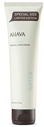 AHAVA Totes Meer Wasser Mineral Handcreme - Feuchtigkeitscreme für Trockene, Rissige Hände, Zieht Schnell, Mit Osmoter-Mischung, Glättendem Hamamelis und Allantoin, 5.1 fl.oz