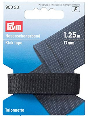 Prym - Dark Grey (17mm, 1.25m) Kick Tape - 1 Unit