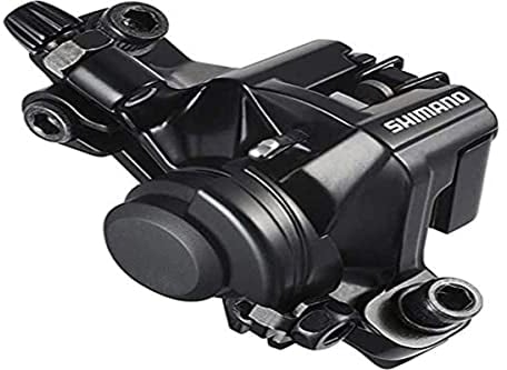 Shimano Disc Brake Caliper BR/M 375; Front or Rear Mechanical without Lens – Silver