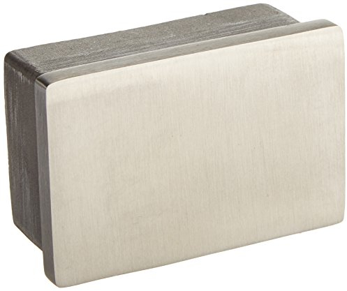 CROSO Endkappe eckig für Formrohr 60x40 mm | Edelstahl V2A geschliffen | 1 Stück