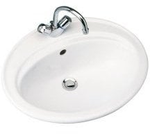 Vasque à encastrer ULYSSE Céramique Blanc