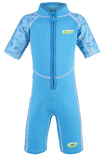 Osprey combinaison shorty été enfant 3mm, néoprène 3/2 mm protection anti-UV 50+, Maillot de bain pour enfants (âge 1-4)