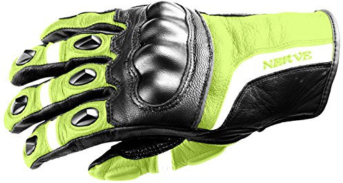 Nerve KQ12 Touring Handschuhe, Schwarz/Neongrün, 9