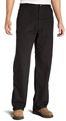 Carhartt Latzhose für Herren, verwaschene Ente, schwarz, 32W / 32L
