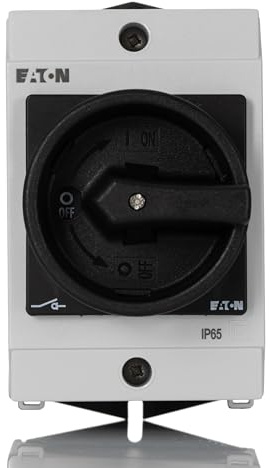 Eaton T0-4 Trennschalter 6-polig SMD 20A 5.5 kW Schwarz IP65 3-phasig