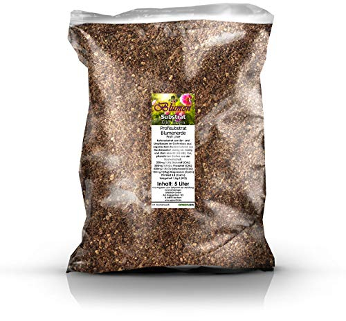 Blumenerde PRO 2MO - 5 Ltr. Profi Linie Substrat - Blumenerde für Balkon-, Saison- und Zimmerpflanzen