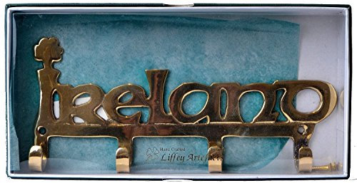 Island Turf Crafts Brass Ireland key holder