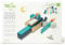 Tegu 5700509 Magnetische Holzbausteine, Holzset blau, Holzspielzeug für Kinder ab 12 Monaten, 24-teilig