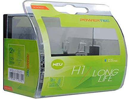 M-Tech PTZLL1 Duo 55 W H1 Halogen Bulb Long Life – Quantity 2