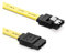 adaptare 31203 Cable SATA de 30 cm 6 GB/s con Clip metálico Amarillo