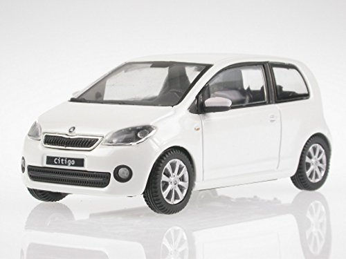 Abrex Skoda Citigo 3-Türer weiß candywhite Modellauto 143AB-021DA 1:43