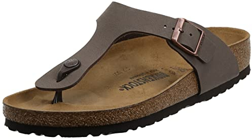 Birkenstock Classic Gizeh Birko-Flor 43751, Zehentrenner, Braun (Mocca 650), 43 EU (9 UK)