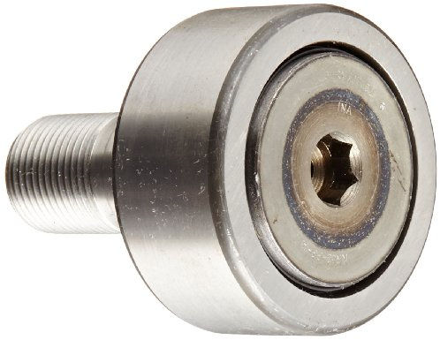 INA KR52PP Nockenanhänger, Bolzentyp, versiegelt, metrisch, Stahl, 52 mm Rollendurchmesser, 24 mm Rollenbreite, 40,5 mm Bolzenlänge, 66 mm Gesamtlänge, 20 mm Bolzendurchmesser