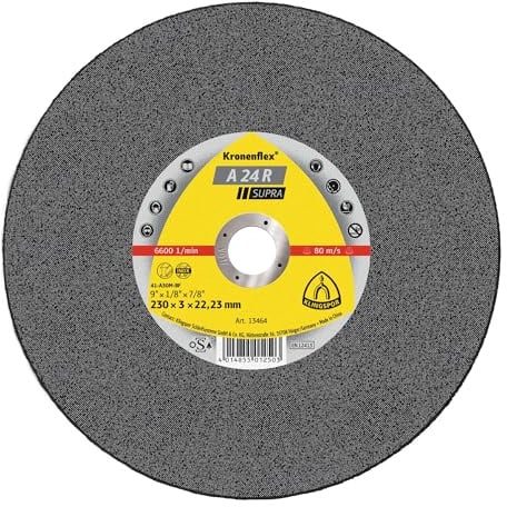 Klingspor Kronenflex 13754 A 24 R Supra Trennscheibe - 100mm x 2,5mm x 16mm - vertieftes Zentrum