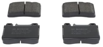Bosch BP545 - Brake Pads Car Front Axle - 1 Set of 4 Pads | Bosch Quality - Reduced Noise and Dust - ECE-R90 Certified - Copper-Free