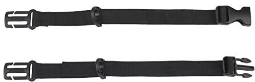 wisdompro Backpack Chest Strap, 3/4 Inch Webbing Backpack Sternum Strap, Rucksack Chest Strap Belt with Clips & Quick Release Buckle (Fit for 1 Inch Shoulder Strap)