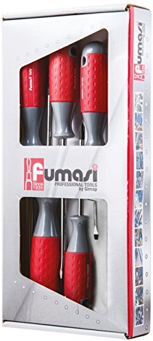 Fumasi 104101 Serie Cacciaviti Professionali, 5 Pezzi