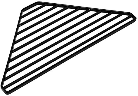 YAMAZAKI Home Corner Sink Steel | Drainer Tray, Alloy, Black, One Size