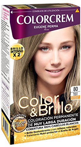 COLORCREM tinte Rubio Claro Nº 80 caja 1 ud