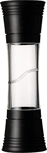 Kyocera Keramik Mühle DUAL, Kräuter- & Gewürzmühle, 2x Verstellbares Keramikmahlwerk, Salz und Pfeffermühle für intensives Aroma, Rostfrei, feuchte Reinigung möglich, H: 20 cm