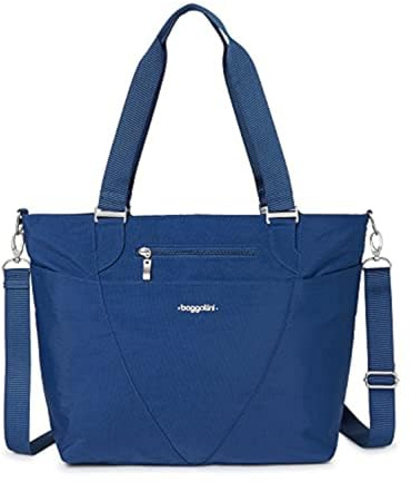 Baggallini Avenue Tote - 12x18 Laptop Tote Bag for Women - Lightweight Work Travel Carry On Bag