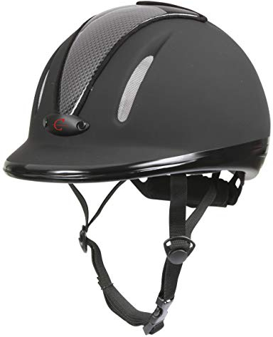 Covalliero Helm Reithelm Carbonic VG1, Anthrazit, 53-57 cm