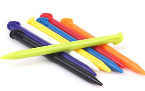 Lot de 8 stylos à écran Tactile en Plastique pour Nouvelle Nintendo 3DS LL/XL Multi-Color