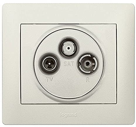 Legrand/Bticino – glife Lid Toma tv-r-sat Nacar