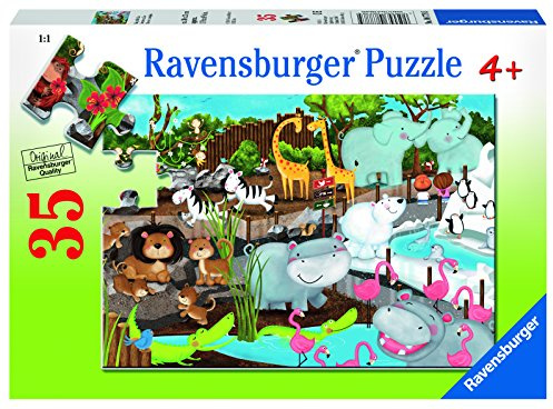 Ravensburger Day At The Zoo Jigsaw Puzzle (35 Piece) by Ravensburger