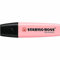 Textmarker - STABILO BOSS ORIGINAL Pastel - Einzelstift - rosiges Rouge