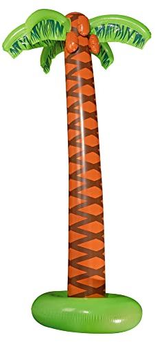 W WIDMANN MILANO Party Fashion 2392C - Aufblasbare Palme, Höhe von circa 180 cm, Dekoration, Beachparty, Mottoparty
