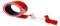 Ruban haute résistance 50mmx100m Rouge/Blanc - 3055016